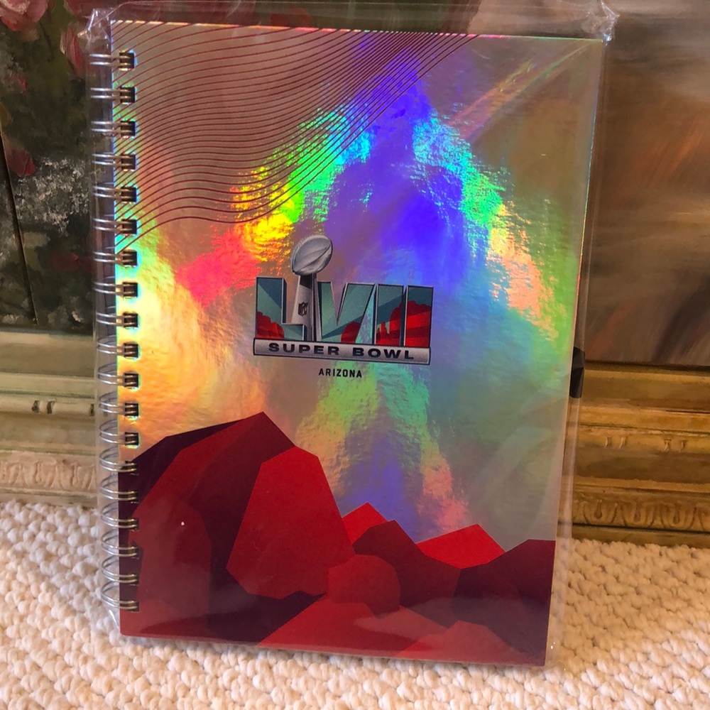 NWT NFL Super Bowl LVII 7x10” collectible notebook